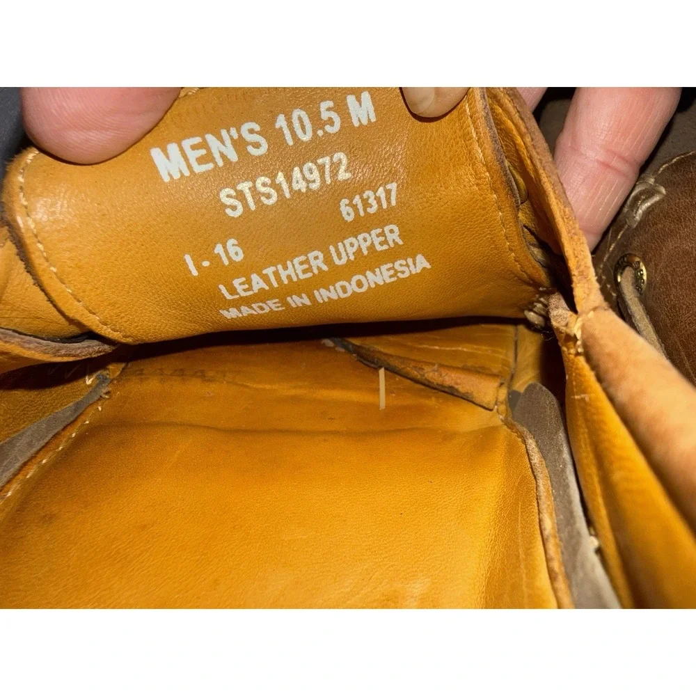 Sperry Gold Cup Authentic 2 Eye Leather Boat Shoe Top Slider Comfort Mens 10.5 M